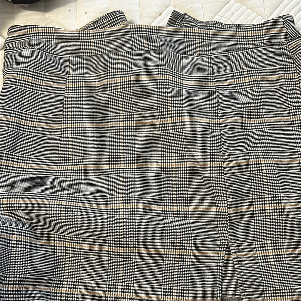 Plaid Patterned Pants